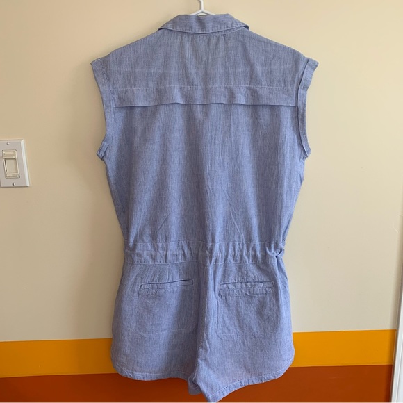 Mango striped romper . sz M - Picture 5 of 8